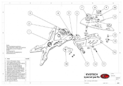 Afbeeldingen van Kentekenplaathouder Evotech BMW S1000RR '09-18 / S1000R '14-'20