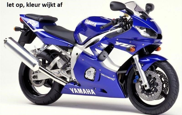 Afbeeldingen van Vervangingsruit Standaard Yamaha YZF-R6 '99-'02-zwart