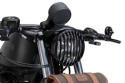 Afbeeldingen van Headlight grill CustomAcces Harley Davidson Sportster 883 IRON '09-'15