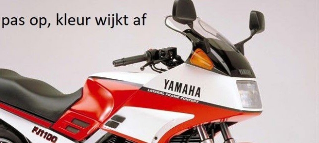 Afbeeldingen van Vervangingsruit Standaard Yamaha FJ1100 '84-'86-zwart
