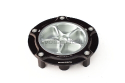 Afbeeldingen van Tankdop Evotech met schroefdop Honda (diverse modellen) zwart/zilver