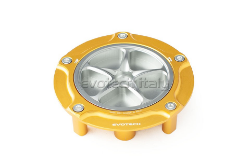 Afbeeldingen van Tankdop Evotech met schroefdop Honda (diverse modellen) goud/zilver