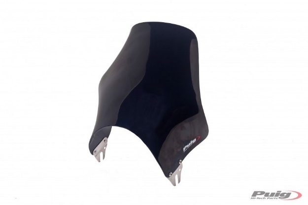 Afbeeldingen van Windscherm Puig model Naked Suzuki GSF650 '05-'08/1200 '06/1250 Bandit '07-'09-Zwart
