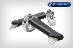 Afbeeldingen van Crash bar foot rests - silver diverse BMW modellen Wunderlich