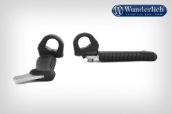 Afbeeldingen van Crash bar foot rests - black diverse BMW modellen Wunderlich