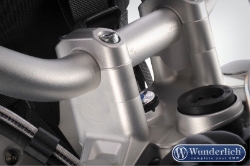 Afbeeldingen van Handlebar riser ERGO 25mm BMW R1200GS LC/Adv. '13- / S1000XR - silver Wunderlich