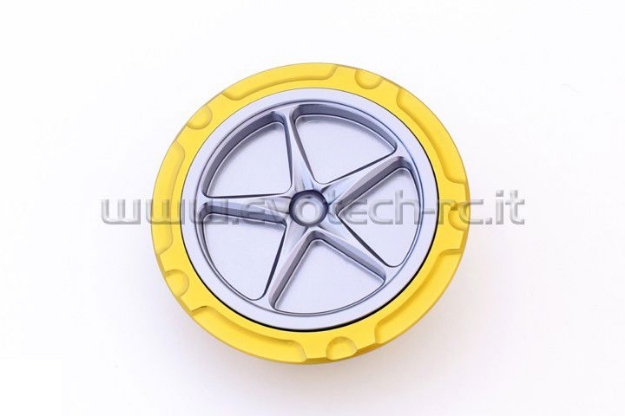 Afbeeldingen van Tankdop met schroefdop van Evotech voor de BMW S1000RR 2009- goud/titanium