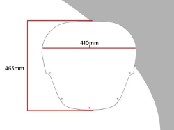 Afbeeldingen van Vervangingsruit touring Honda CBR1000F '93-'00-licht getint