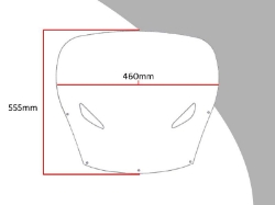 Afbeeldingen van Vervangingsruit touring +12,5cm Honda ST1100 Pan European-transparant