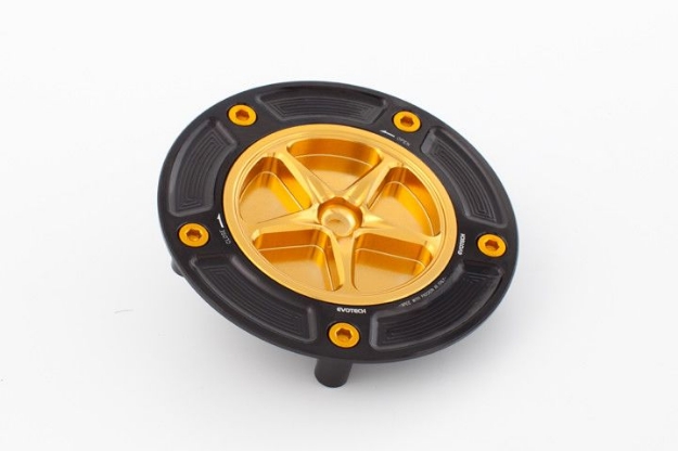 Afbeeldingen van Tankdop met schroefdop Evotech Suzuki 5 bouten (SU2)