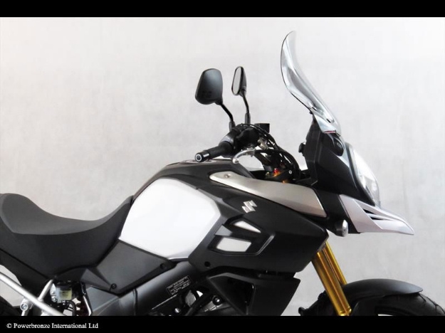 Afbeeldingen van Vervangingsruit touring/ flip-up Medium (39cm) Suzuki DL1000 '14--transparant