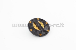 Afbeeldingen van Tankdop met snelsluiter van Evotech voor diverse Aprilia / Triumph / MV Agusta