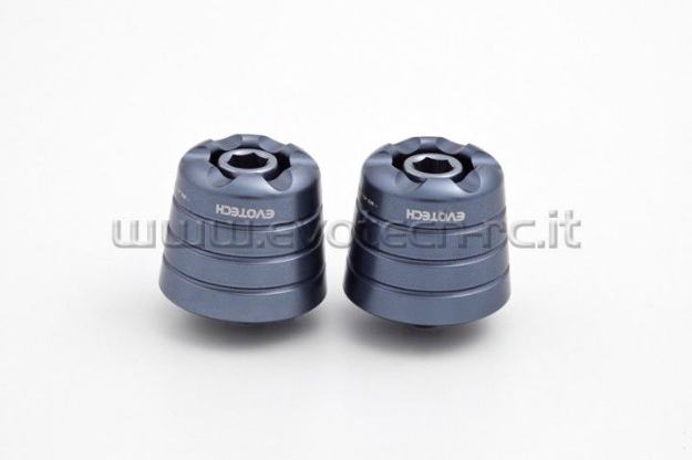 Afbeeldingen van Trillingsdempers Evotech voor diverse Kawasaki modellen (KA1)-Titanium