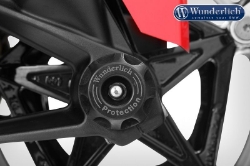 Afbeeldingen van Crash Protectors DoubleShock front BMW S1000R '14-/ S1000RR -'16 - black Wunderlich