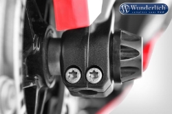 Afbeeldingen van Crash Protectors DoubleShock front BMW S1000R '14-/ S1000RR -'16 - black Wunderlich