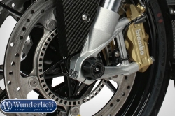Afbeeldingen van Crash Protectors DoubleShock front BMW S1000R '14-/ S1000RR -'16 - black Wunderlich