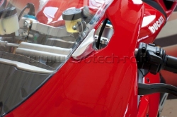 Afbeeldingen van Spiegelafdekplaatjes Evotech Ducati 899/1199 Panigale