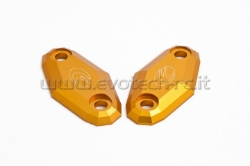 Afbeeldingen van Spiegelafdekplaatjes Evotech Kawasaki ZX6-R '05-'08/ ZX10-R '04-'10-Goud