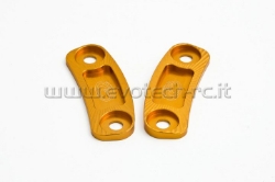Afbeeldingen van Spiegelafdekplaatjes Evotech Kawasaki ZX10-R 2011--Goud