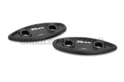 Afbeeldingen van Spiegelafdekplaatjes Evotech Yamaha XP500 T-MAX -2007-Zwart