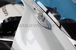 Afbeeldingen van Spiegelafdekplaatjes Evotech Triumph Daytona 675/R '13-