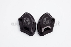 Afbeeldingen van Spiegelafdekplaatjes Evotech Yamaha YZF-R6 2008-2013-Zwart