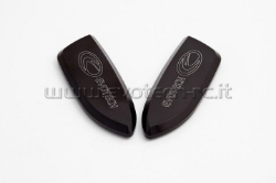 Afbeeldingen van Spiegelafdekplaatjes Evotech BMW S1000RR 2009-/ Yamaha R1 2009--Zwart