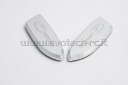 Afbeeldingen van Spiegelafdekplaatjes Evotech BMW S1000RR 2009-/ Yamaha R1 2009--Zilver