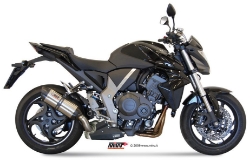 Afbeeldingen van MIVV Suono Steel Black RVS demper Honda CB1000R '08-'17