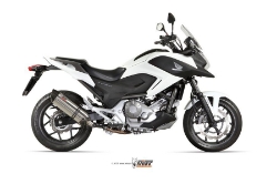 Afbeeldingen van MIVV Suono Steel Black RVS demper Honda NC700/750S/X