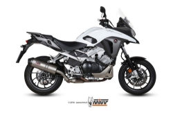 Afbeeldingen van MIVV Oval titanium demper met carbon cap Honda Crossrunner VFR800X '15-