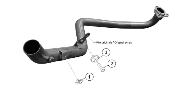 Afbeeldingen van MIVV RVS KAT vervanger Honda X-ADV '17-