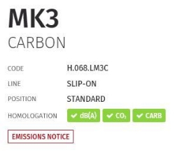 Afbeeldingen van MIVV MK3 carbon Honda CB1000R '18-