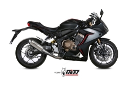 Afbeeldingen van MIVV RVS systeem met GP PRO titanium Honda CB650R / CBR650R '19-23