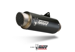 Afbeeldingen van MIVV RVS systeem met GP PRO black RVS Honda CB125R '21-