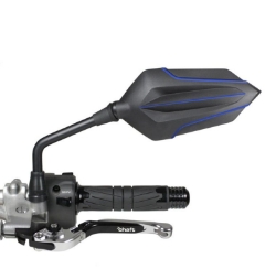 Afbeeldingen van Stuurspiegel model Chucky links/rechts zwart/blauw Chaft