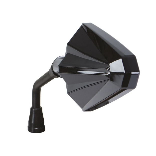 Afbeeldingen van Stuurspiegel model Glory links/rechts glanzend zwart/mat zwart Chaft