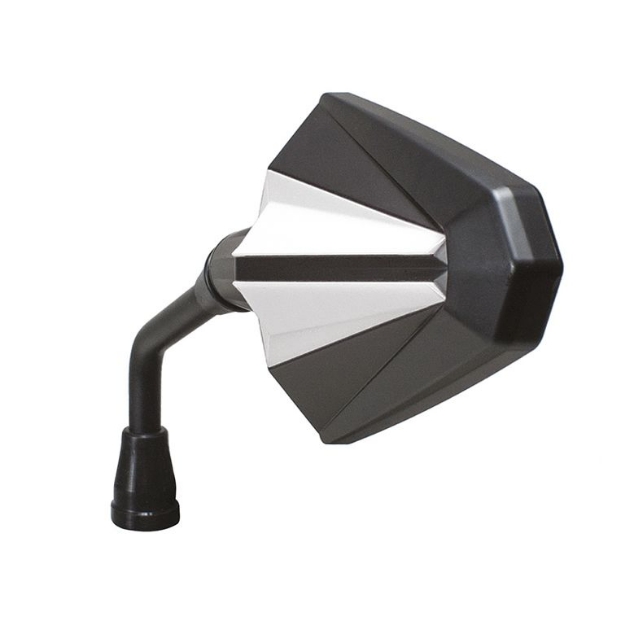 Afbeeldingen van Stuurspiegel model Glory links/rechts zwart/wit Chaft