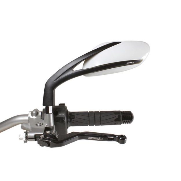 Afbeeldingen van Stuurspiegel model Mercury links wit Chaft