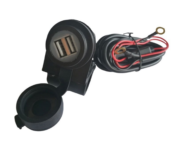 Afbeeldingen van Dubbele USB aansluiting Chaft