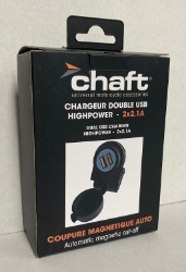 Afbeeldingen van Dubbele USB aansluiting Chaft