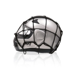 Afbeeldingen van Bagagenet zwart met 6 haken