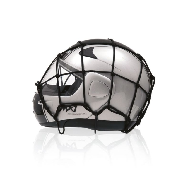 Afbeeldingen van Bagagenet zwart met 6 haken