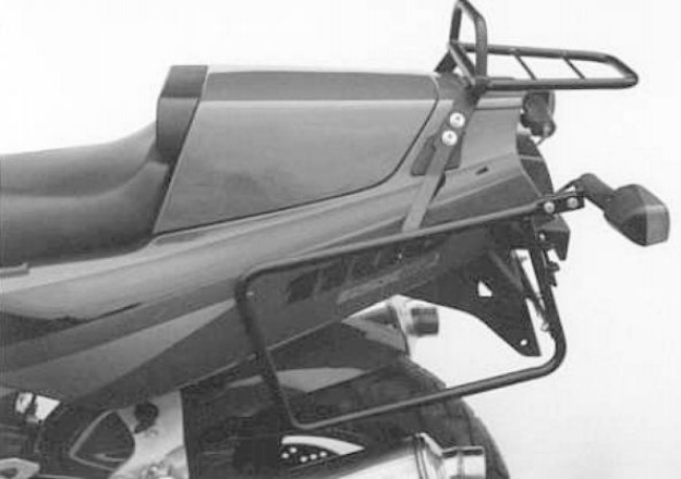 Afbeeldingen van Kofferrek zwart Hepco&Becker Suzuki GSXR1100 '91-'92