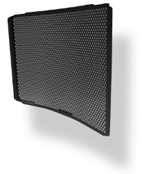 Afbeeldingen van Radiatorcover zwart Evotech Performance KTM 1050 Adventure '15-16