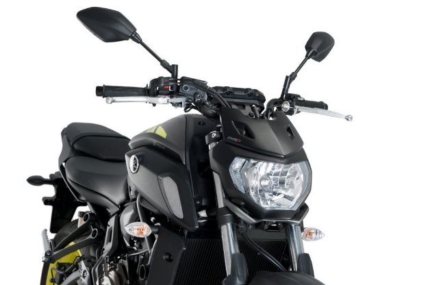 Afbeeldingen van Front cover mat zwart Puig Yamaha MT-07 '18-