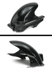Afbeeldingen van Achterspatbord Puig zwart Yamaha YZF1000