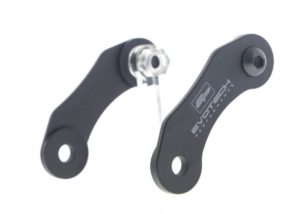 Afbeeldingen van Afdekplaatjes duo voetsteunen Evotech Performance Yamaha MT-09 Tracer '15-