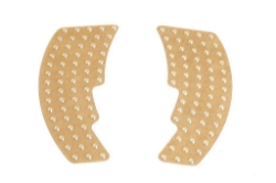 Afbeeldingen van Racing grip stickers transparant set van 2