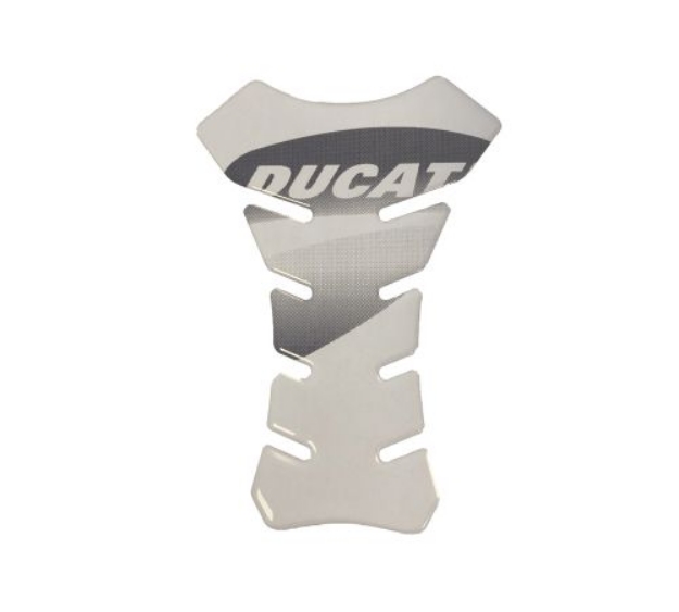Afbeeldingen van Tankpad transparant met Ducati logo zwart